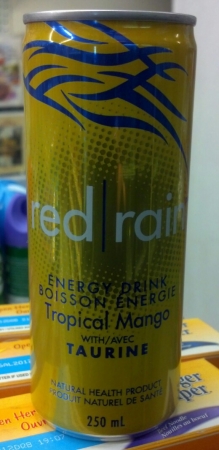 Red Rain Energy Drink Tropical Mango