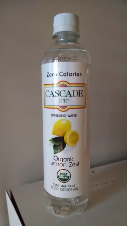 Cascade Ice Sparkling Water Organic Lemon Zest