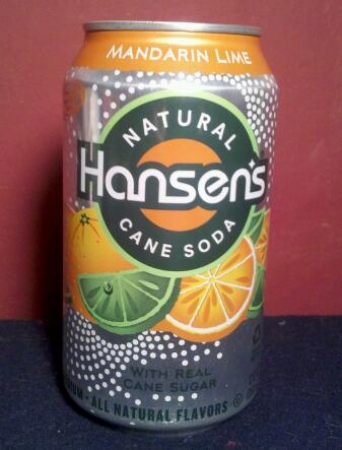 Hansen's Natural Cane Soda Mandarin Lime