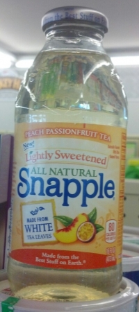 Snapple All Natural Lightly Sweetened Peach Passionfruit Tea