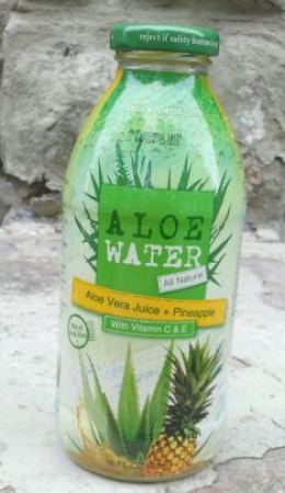 Aloe Water Natural Detox Drink Aloe Vera Juice + Pineapple