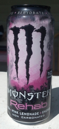 Monster Rehab Tea + Pink Lemonade + Energy