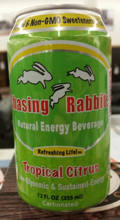 Chasing Rabbits Natural Energy Beverage Tropical Citrus