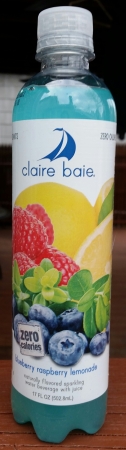 Claire Baie Naturally Flavored Sparkling Water Beverage With Juice Blueberry Raspberry Lemonade