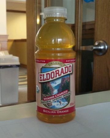 Eldorado Vitamin Charged Natural Spring Water Sicilian Orange