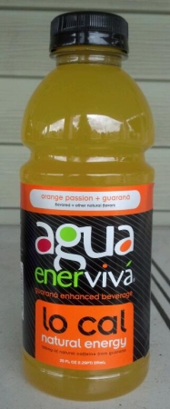 Agua Enerviva Lo Cal Natural Energy Orange Passion +Guarana