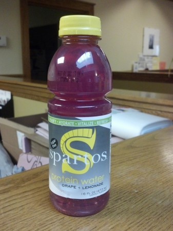 Spartos Protein Water Grape Lemonade