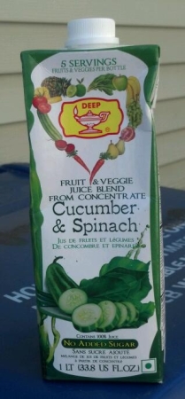 Deep Fruit & Veggie Juice Blend Cucumber & Spinach