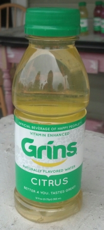 Grins Naturally Flavored Water Citrus