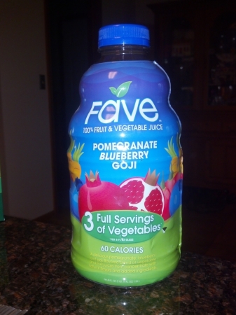 Fave 100% Fruit & Vegetable Juice Pomegranate Blueberry Goji