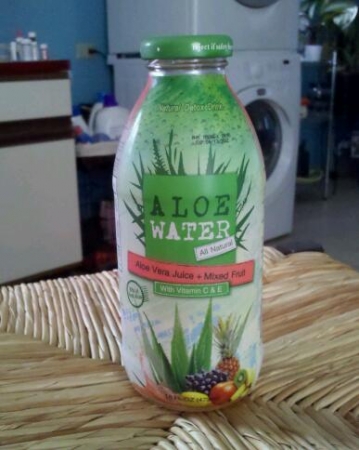 Aloe Water Natural Detox Drink Aloe Vera Juice + Mixed Fruit