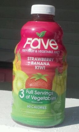 Fave 100% Fruit & Vegetable Juice Strawberry Banana Kiwi