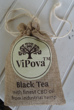ViPova Black Tea with Finest CBD Oil