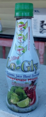 Lo-Gly Low Glycemic Juice Blend Beverage Pomegranate Mojito