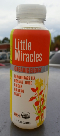 Little Miracles Organic Energy Lemongrass Tea Orange Juice Ginger Ginseng Agave