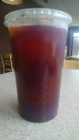 Wendy's FruiTea Chillers Blueberry Pineapple