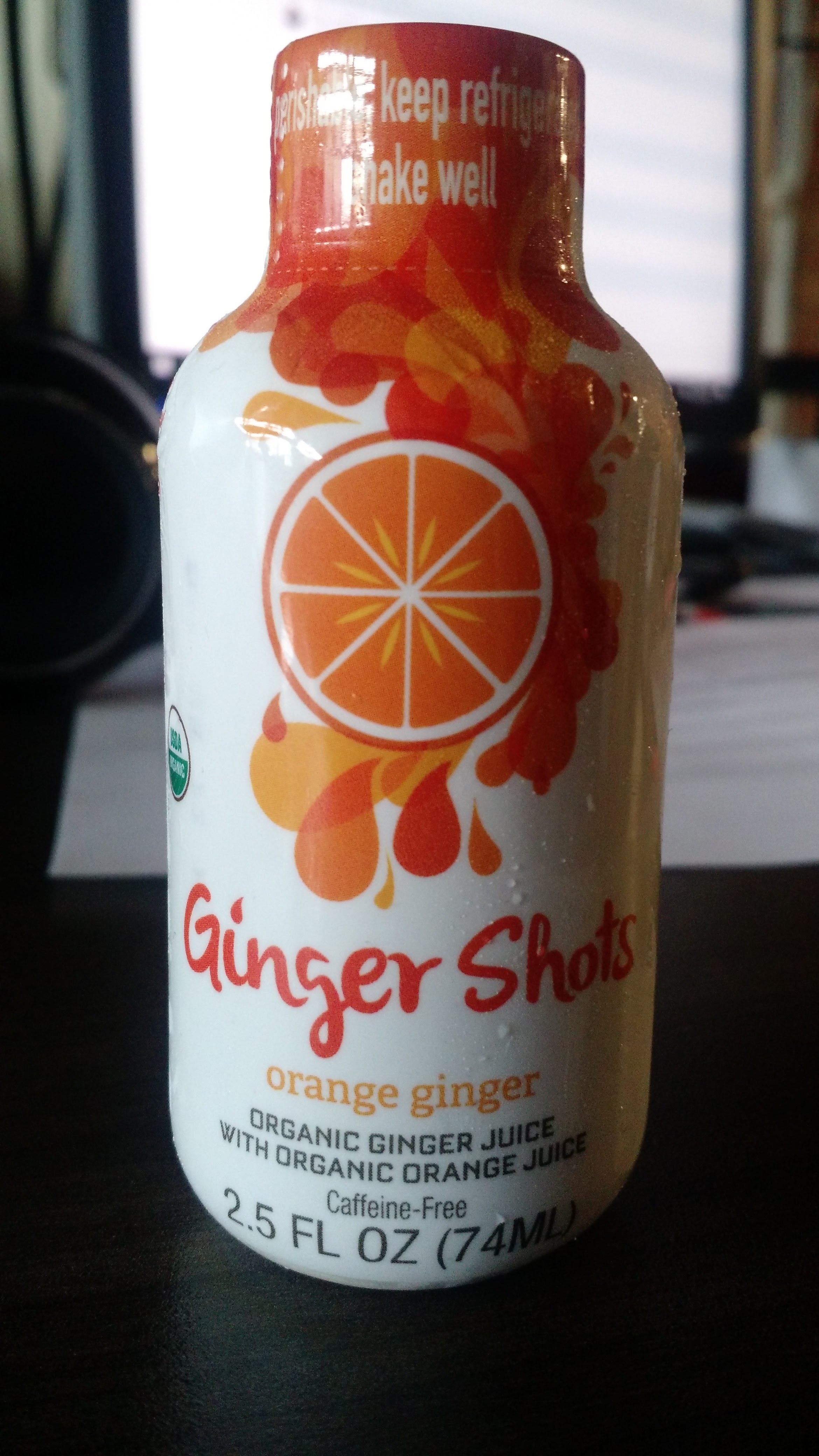 Ginger Shots Orange Ginger Thirsty Dudes