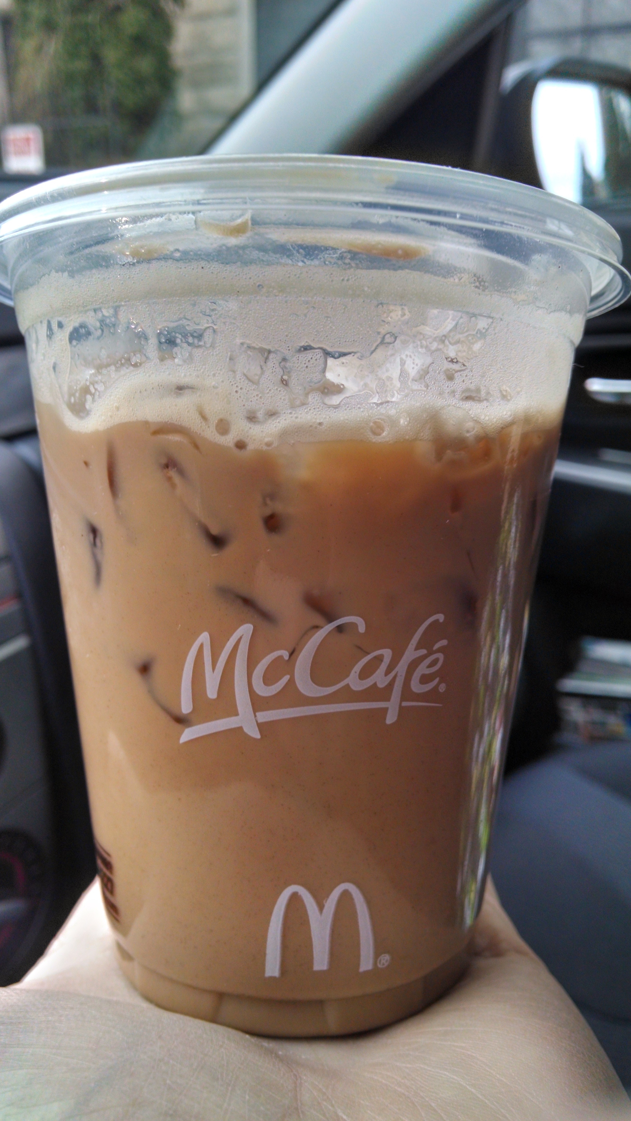McDonalds McCafe Iced Mocha Caramel.