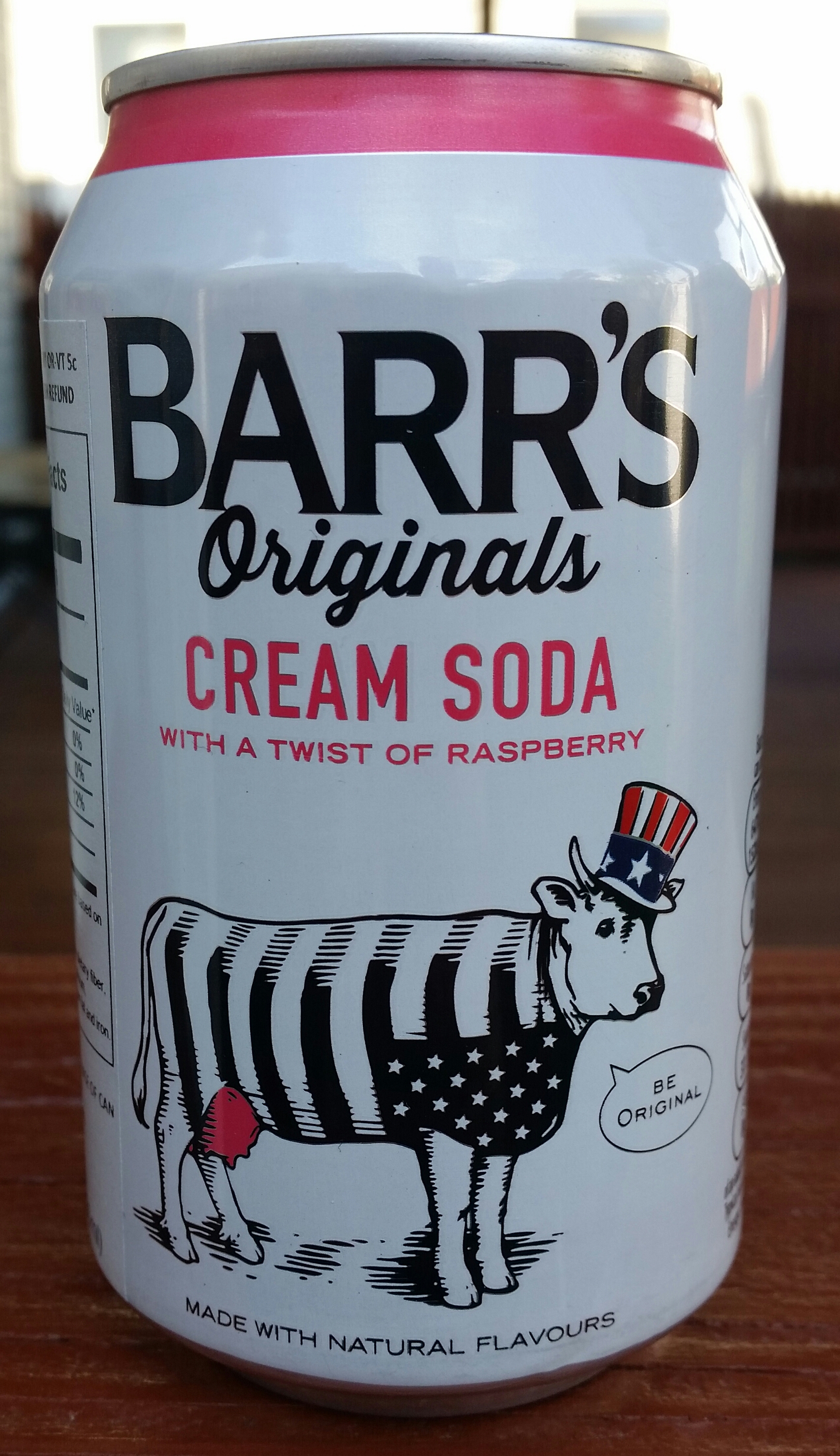 Barr Originals Cream Soda With a Twist of Raspberry - Thirsty Dudes