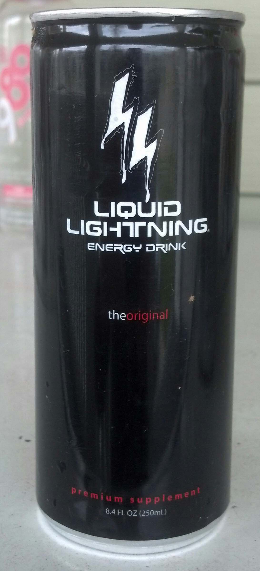 Liquid Lightning Energy Drink The Original Thirsty Dudes
