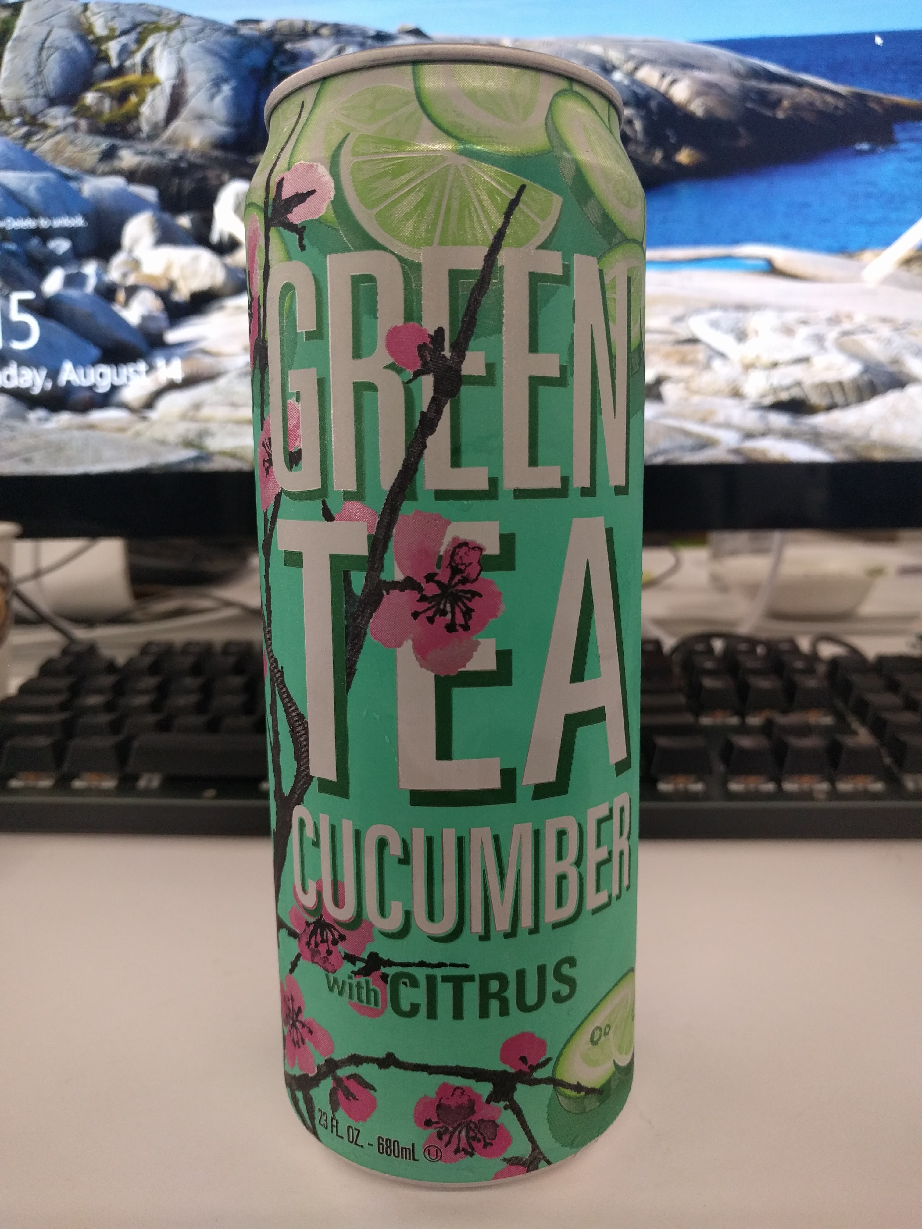 Arizona Green Tea Cucumber with Citrus Thirsty Dudes
