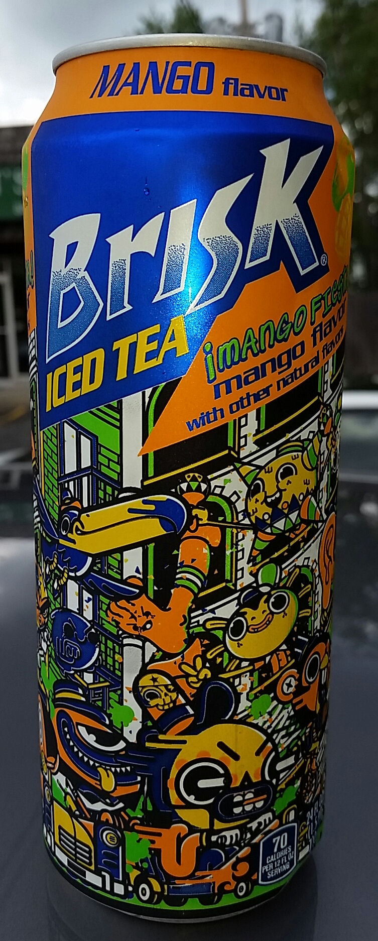 Brisk Iced Tea Mango Flavor Thirsty Dudes