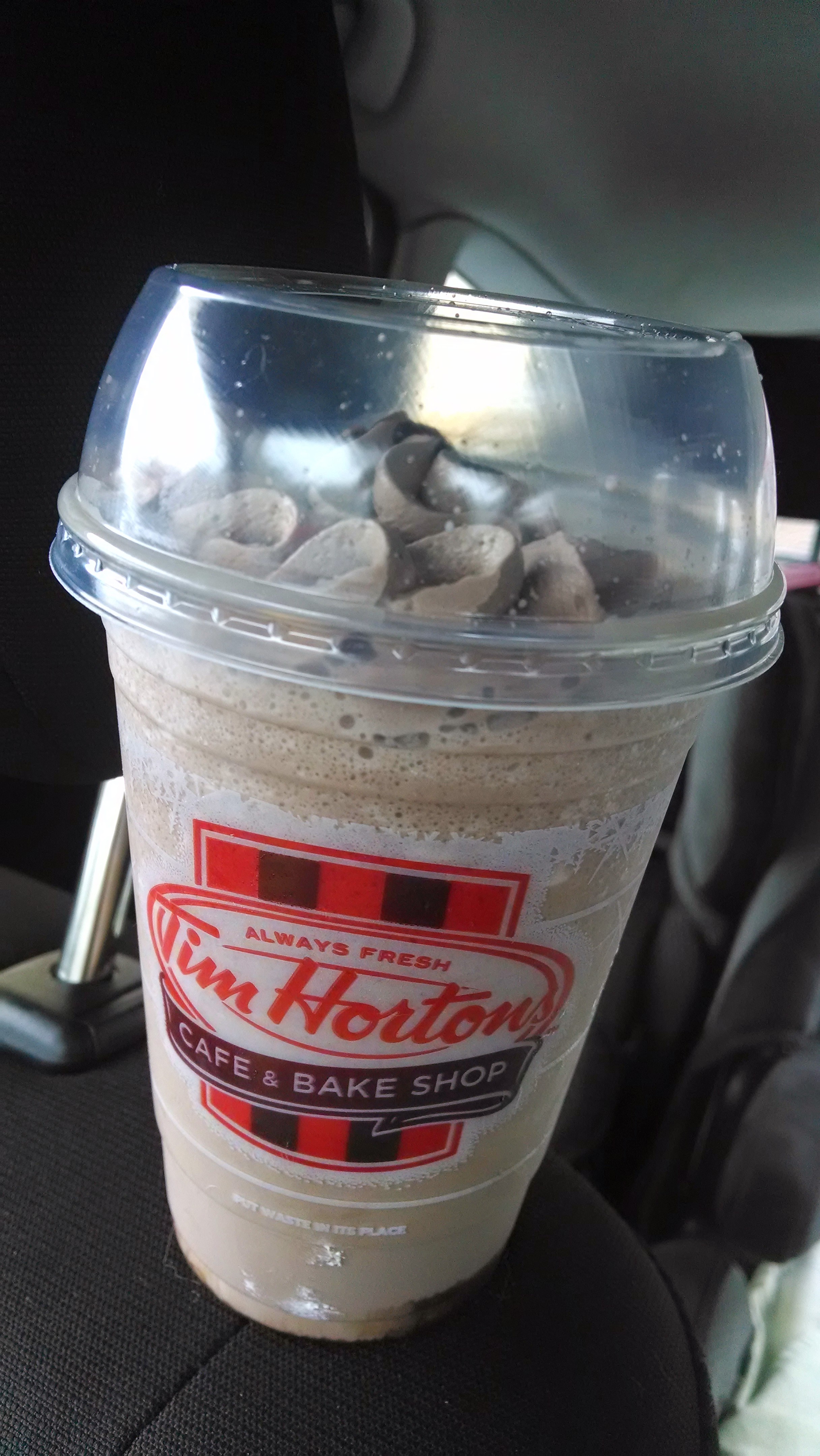 Tim Horton's Frozen Hot Chocolate Thirsty Dudes