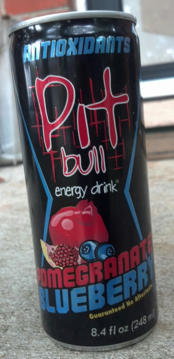 Pit Bull Energy Drink Pomegranate Blueberry Thirsty Dudes