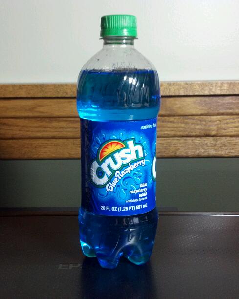 Blue Raspberry Crush Crush Blue Raspberry Soda