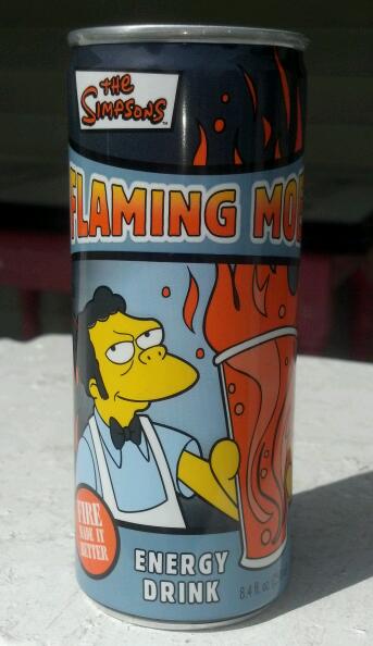 The Simpsons Energy Drink Flaming Moe - Thirsty Dudes