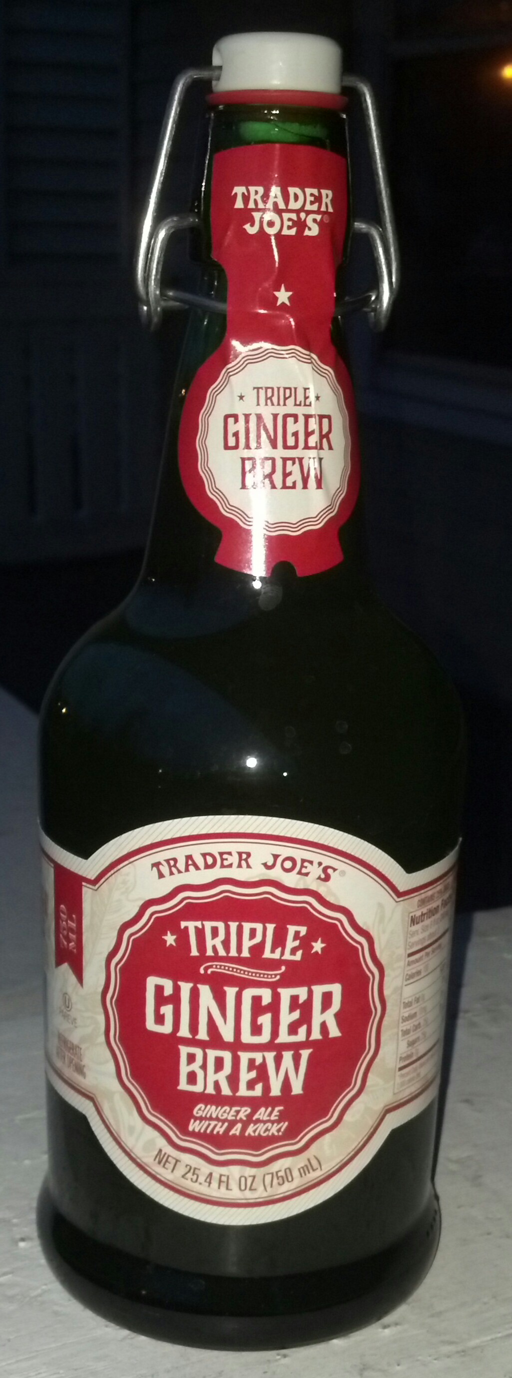 Trader Joe's Triple Ginger Brew Thirsty Dudes