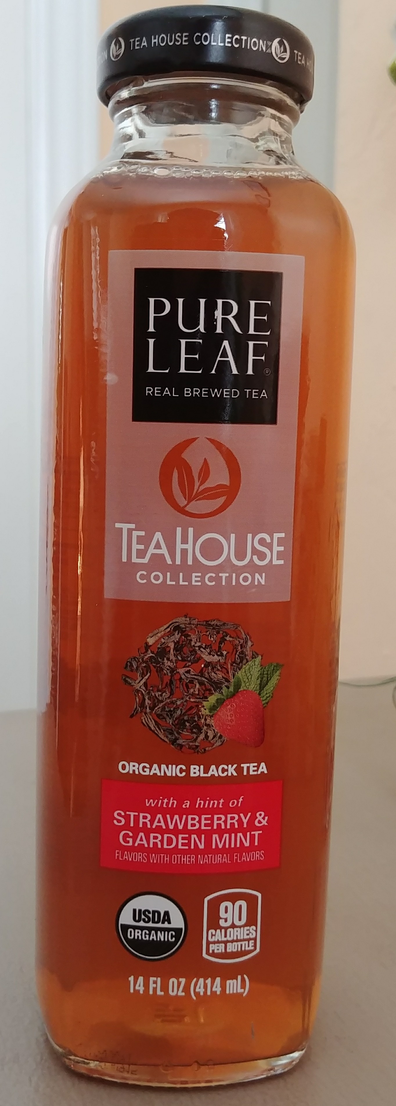 Pure Leaf Tea House Collection Organic Black Tea with Strawberry