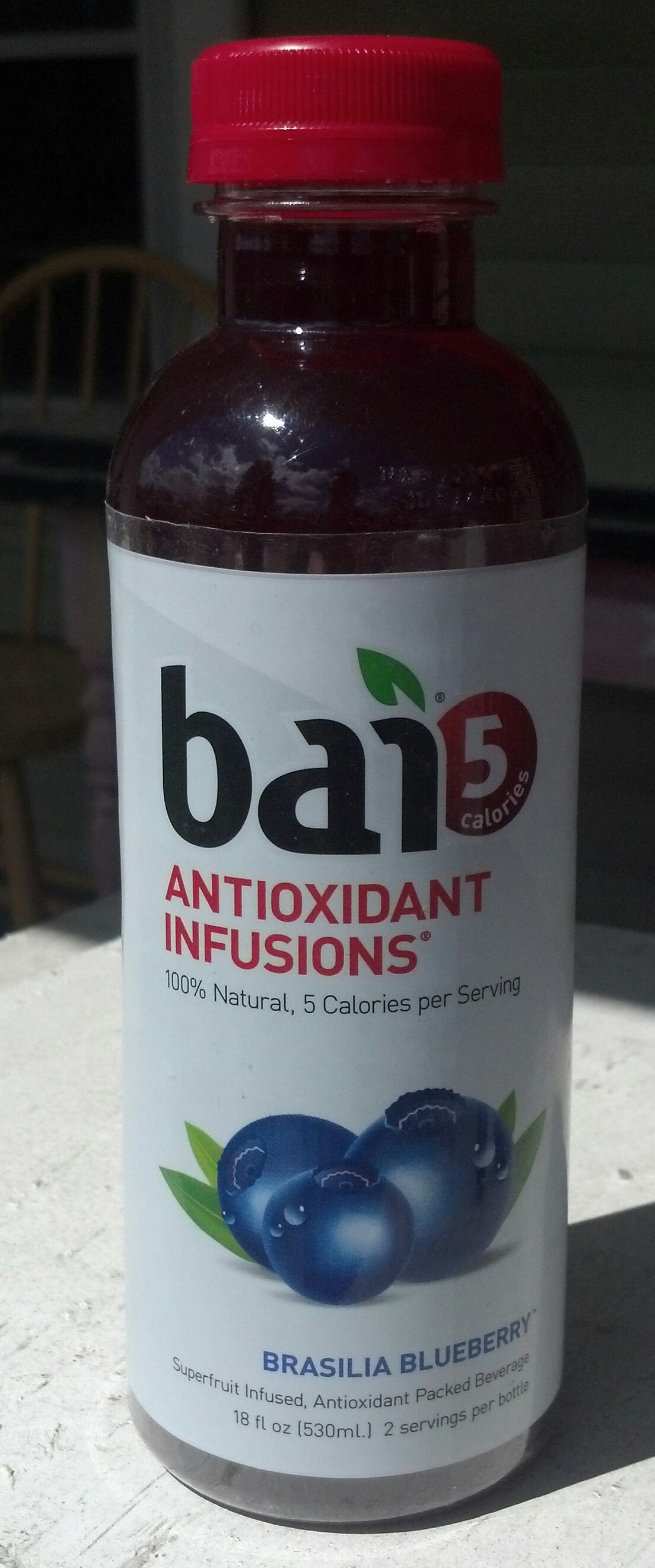 Bai 5 Calories Antioxidant Infusions Brasilia Blueberry Thirsty Dudes