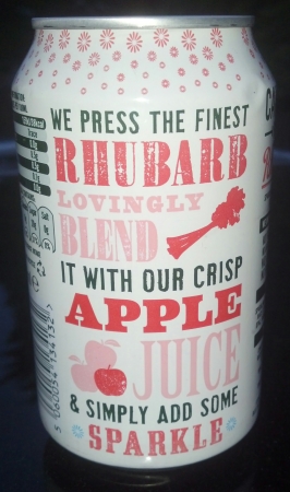 Cawston Press Sparkling Water Rhubarb Blended with Sweet Apples