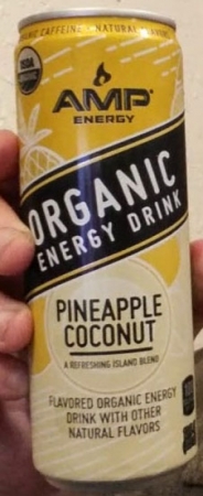 Amp Organic Energy Drink Pineapple Coconut
