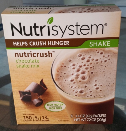 Nutrisystem Nutricrush Chocolate Shake Mix