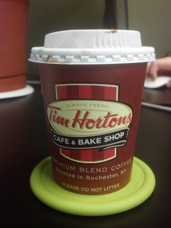 Tim Horton's Hazelnut Mocha Latte