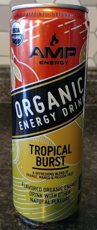 Amp Organic Energy Drink Tropical Burst