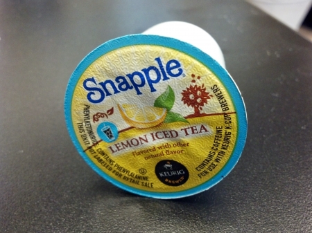Snapple Keurig Lemon Iced Tea