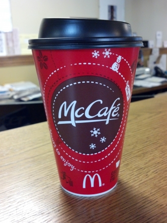 McDonalds McCafe Peppermint Mocha