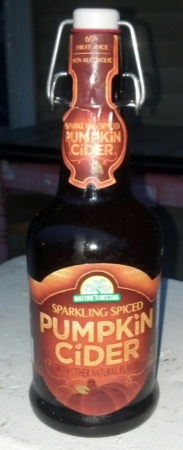 Nature's Nectar Sparkling Spiced Pumpkin Cider