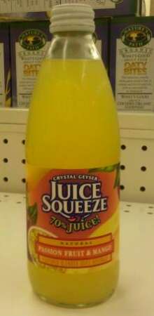 Crystal Geyser Juice Squeeze Passion Fruit & Mango