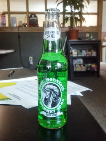 Cool Mountain Gourmet Soda Green Apple