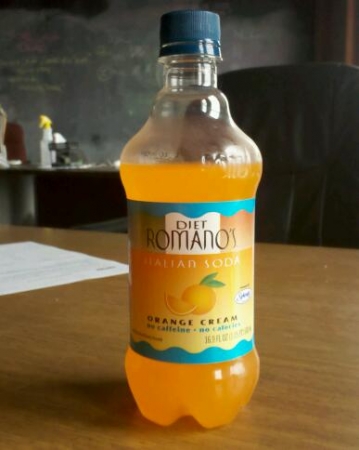 Romano's Italian Soda Diet Orange Cream