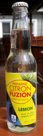 Paradise Citron Fuzion Water Beverage Lemon