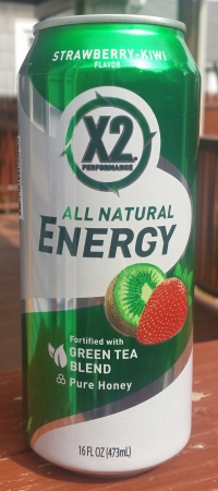 X2 Performance All Natural Energy Strawberry Kiwi
