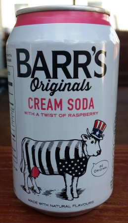 Barr Originals Cream Soda With a Twist of Raspberry