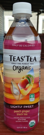 Teas' Tea Organic Lightly Sweet Peach Ginger Black Tea