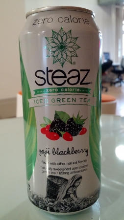 Steaz Iced Green Tea Goji Blackberry