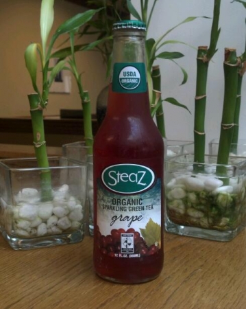 Steaz Sparkling Green Tea Grape